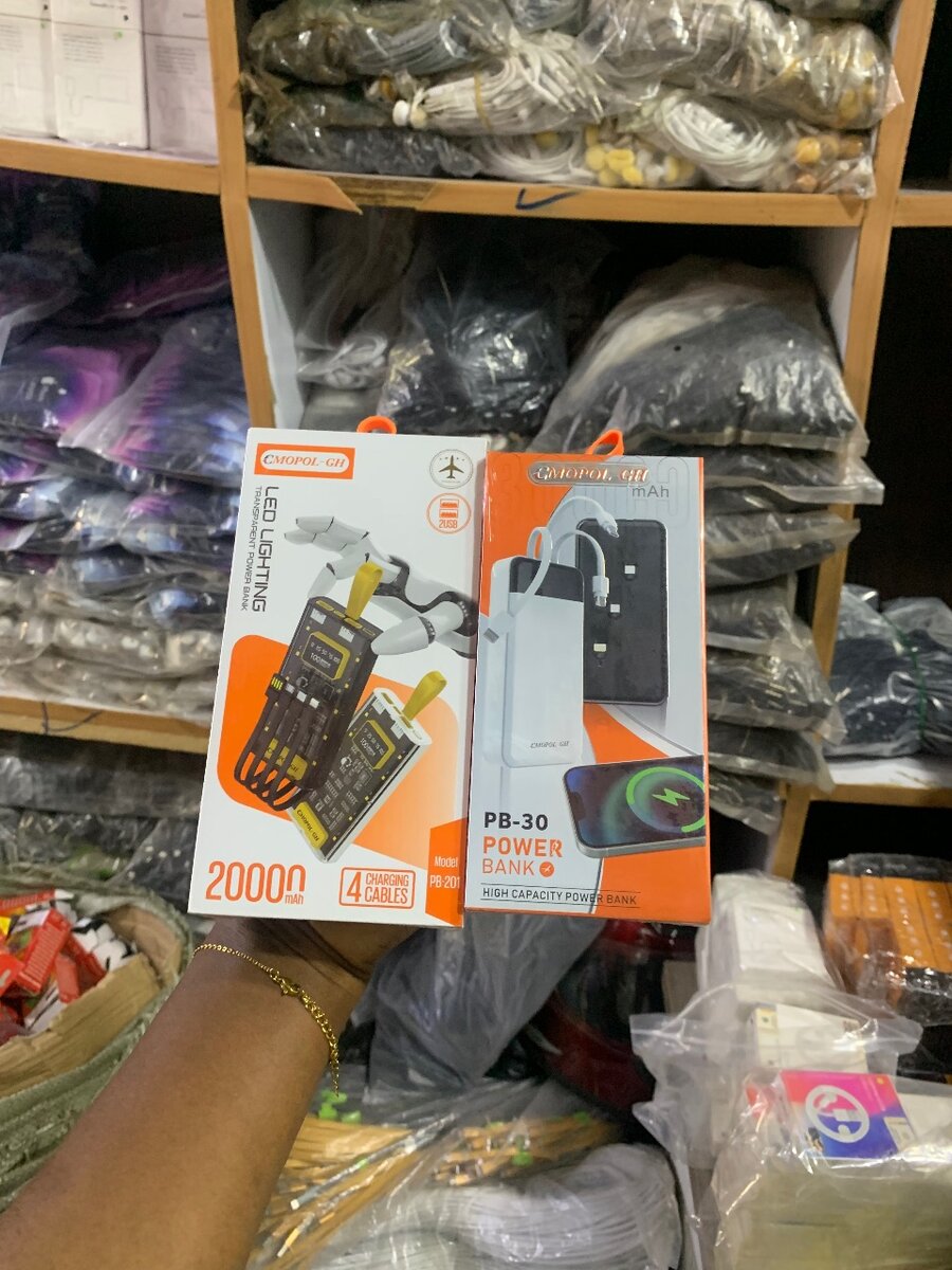 20000 mAh Power banks