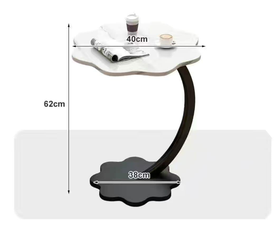 Table d'appoint moderne fleur