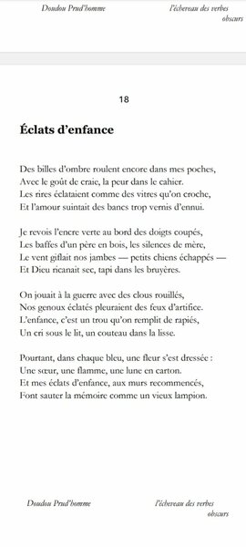 L'Écheveau des Verbes Obscurs