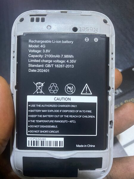 Mifi Replacement Batteries (2100mAh) 3pins