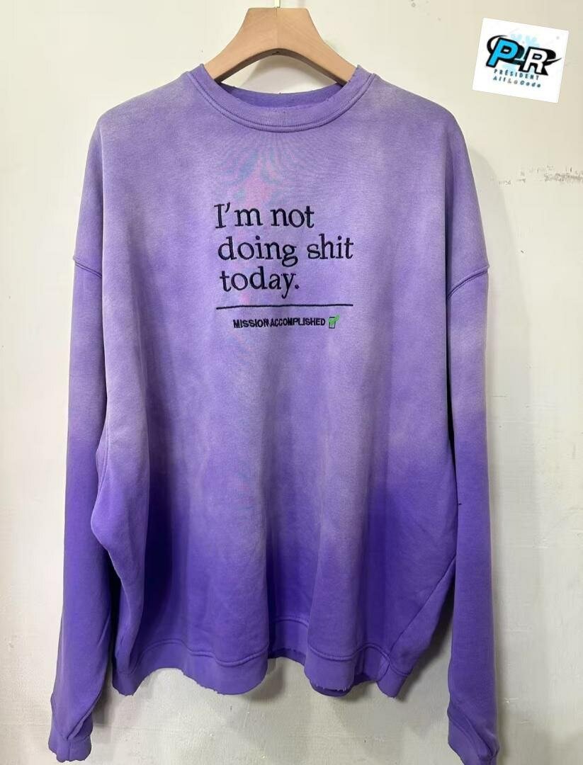 Sweat-shirt violet décontracté