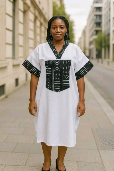 Robe ethnique en coton