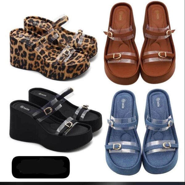 Sandales à talons et plateformes élégantes