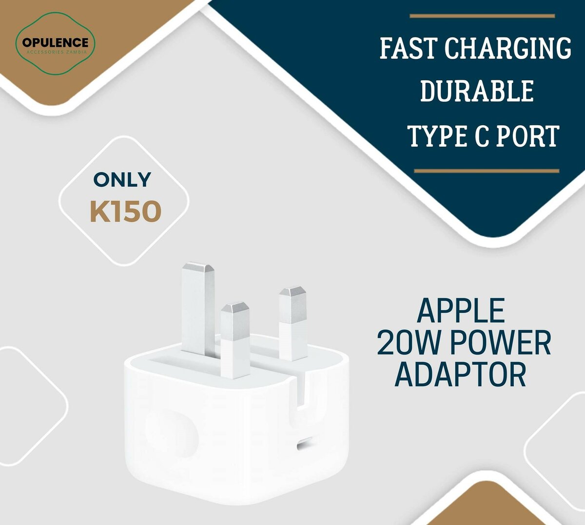 Apple 20W power adaptor