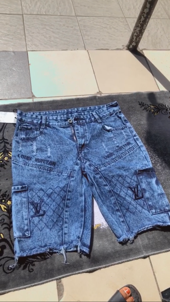 Short en jean décontracté