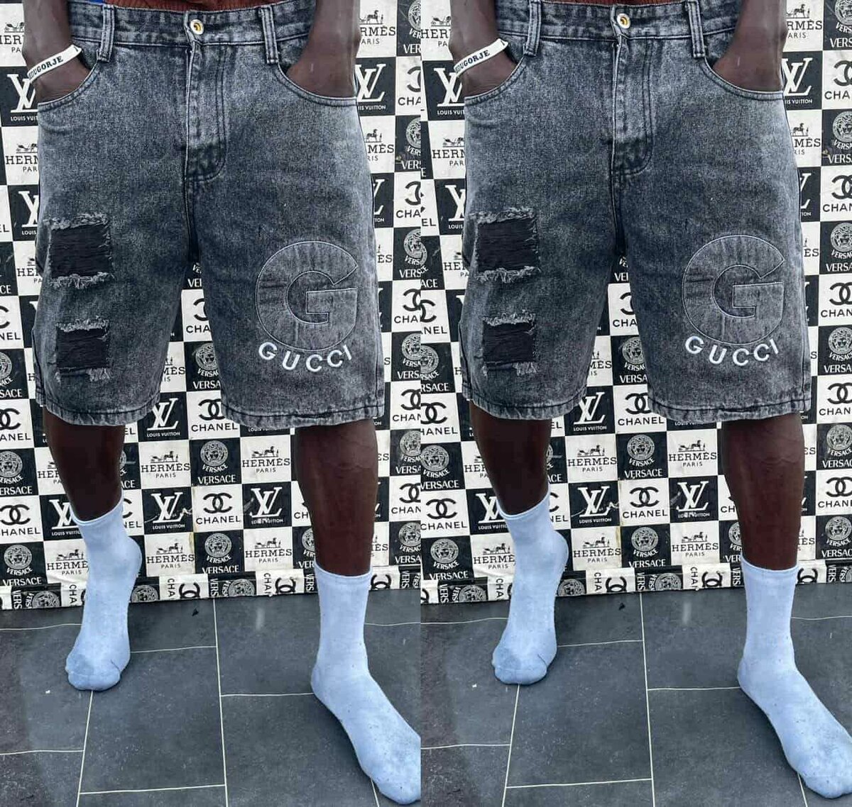 Shorts en jean décontractés
