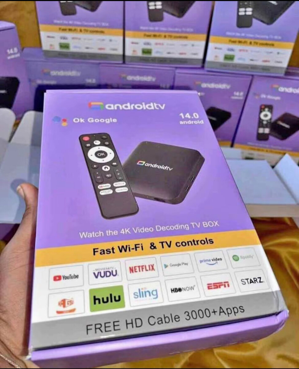 TV Box Android TV 14.0 - 4K