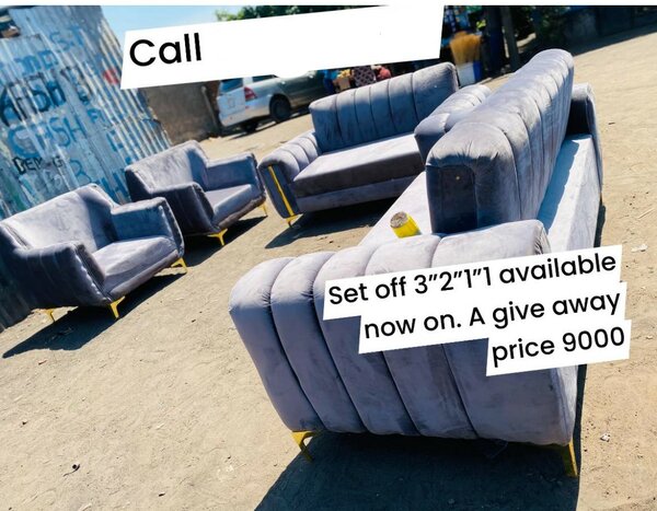 Set of beautiful soft home furniture