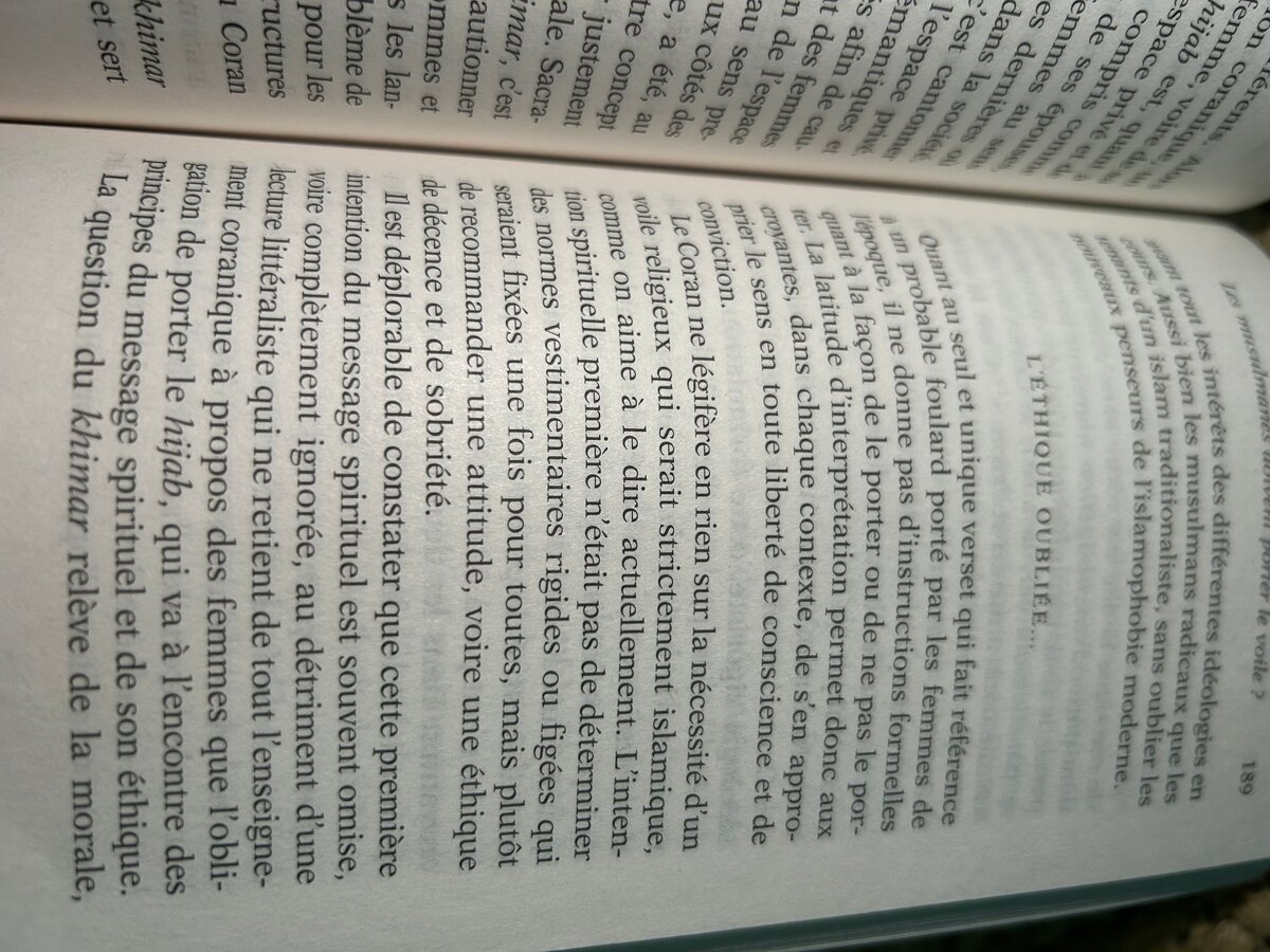 Essai: Islam et Femmes