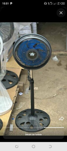 Ventilateur sur pied réglable