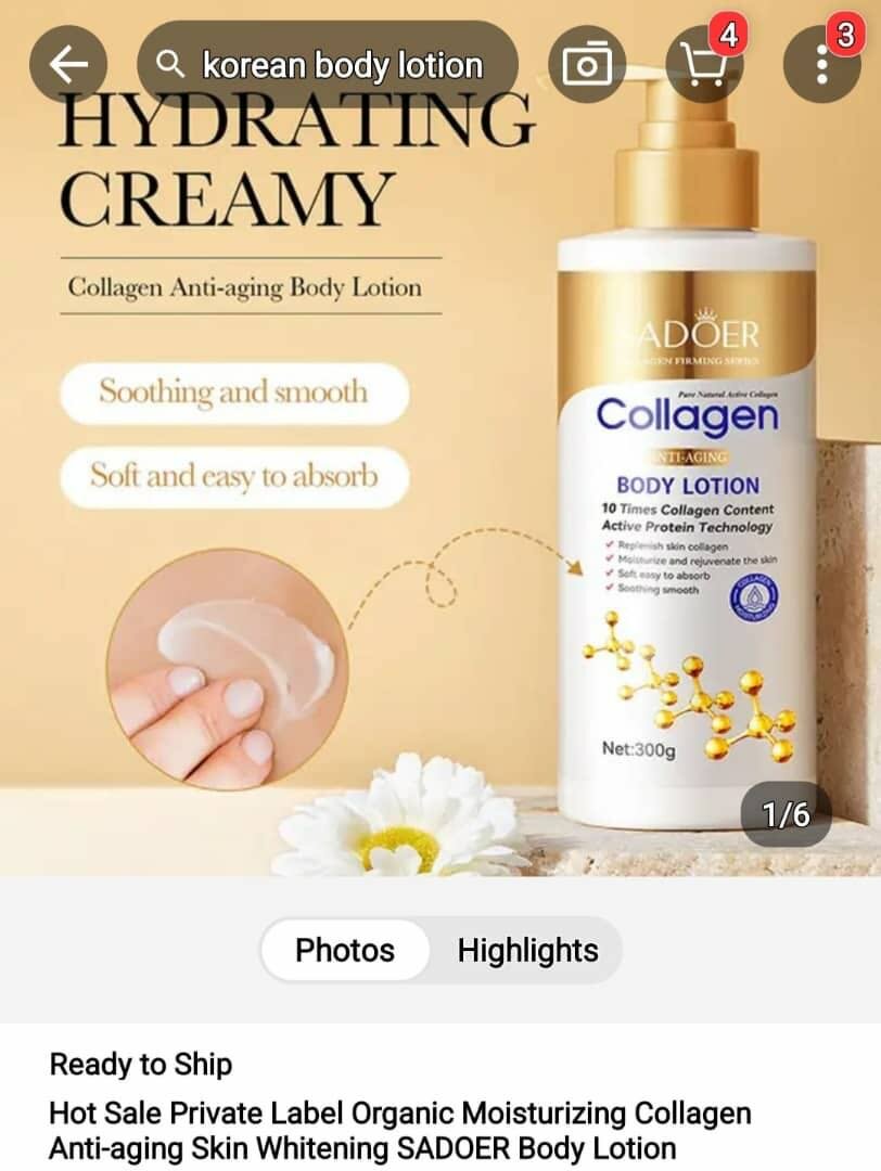 Sadoer Collagen Body Lotion