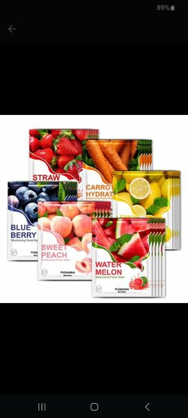Fruit Face Mask Set