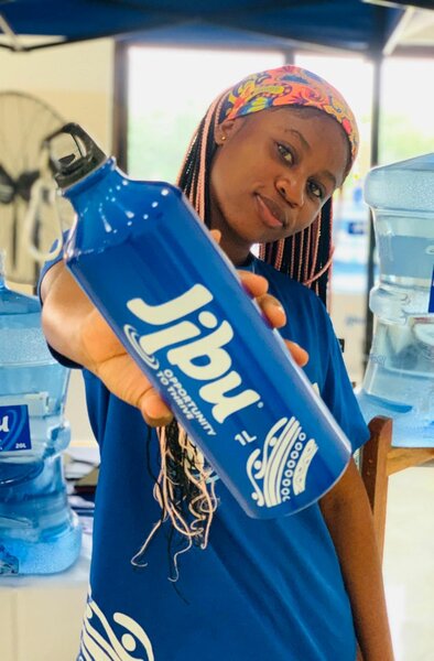Jibu water bottle