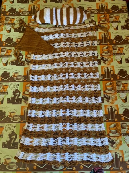 Robe de plage crochet bohème