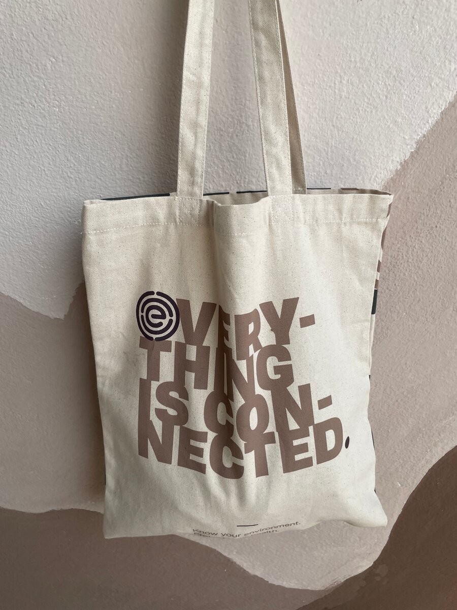 Sac en toile imprimé moderne