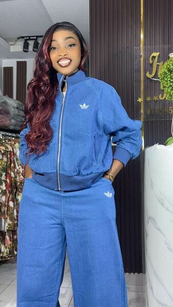 Survêtement bleu tendance