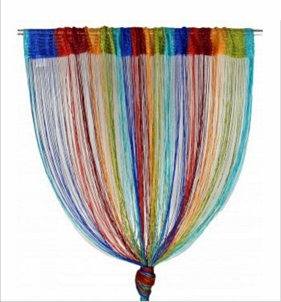 Rideau En Fil Multicouleur