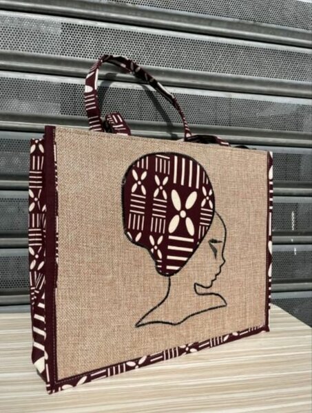 Sac cabas en toile ethnique
