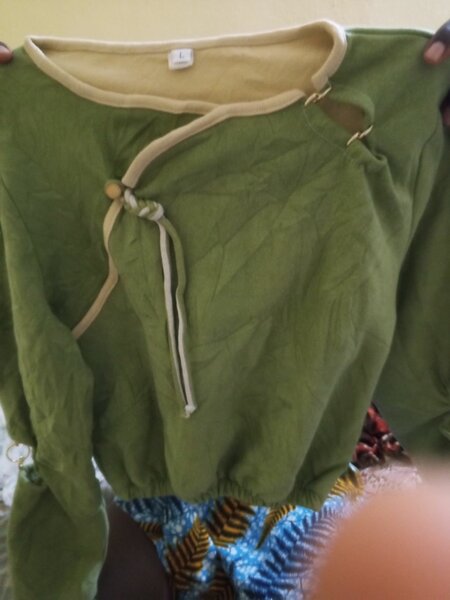 Blouse en Coton Éthnique