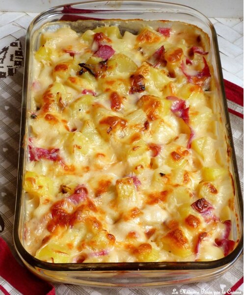 Gratin pomme de terre lardons