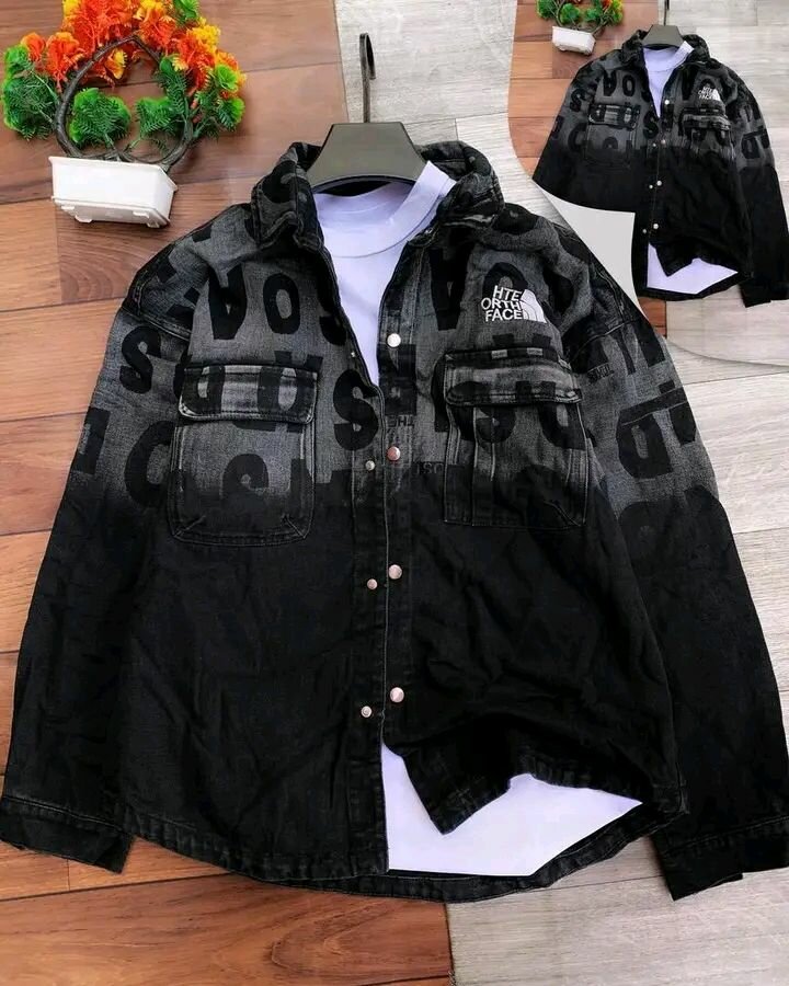 Vestes en jean imprimé modernes