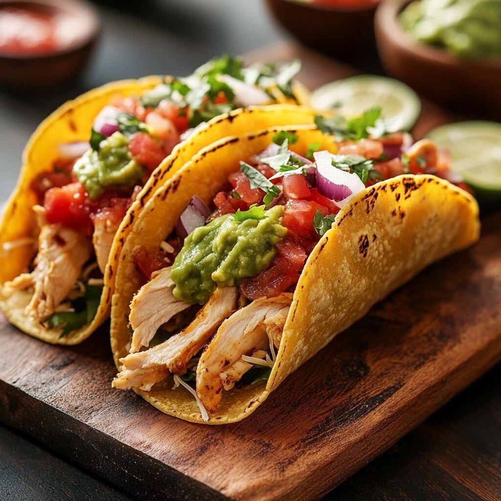 Délicieux Tacos au Poulet