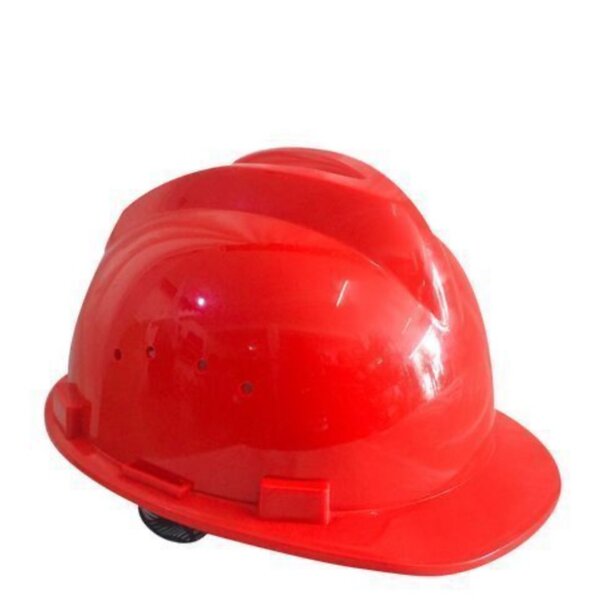 Casque de sécurité rouge