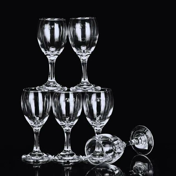 Lot de 06 Mini verres à vin
