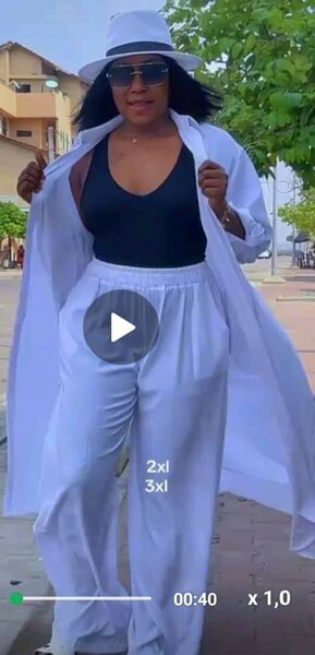 Ensemble pantalon haut femme