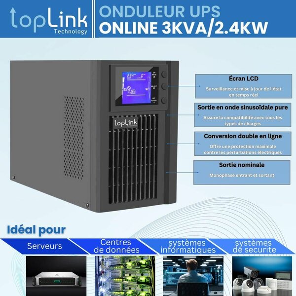 Onduleur UPS Online 3kVA