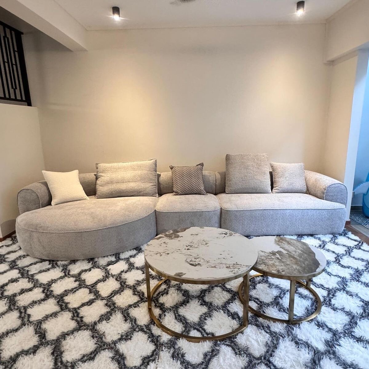 Canapé d'angle moderne