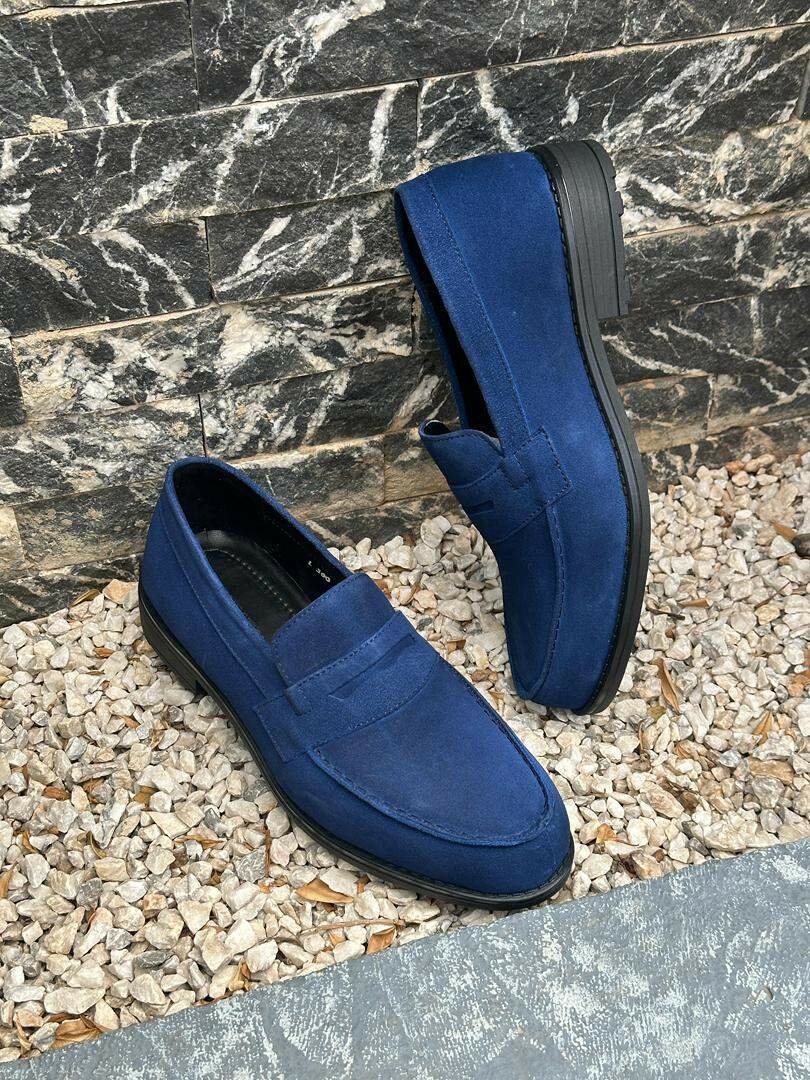 Chaussure WESTON bleu homme
