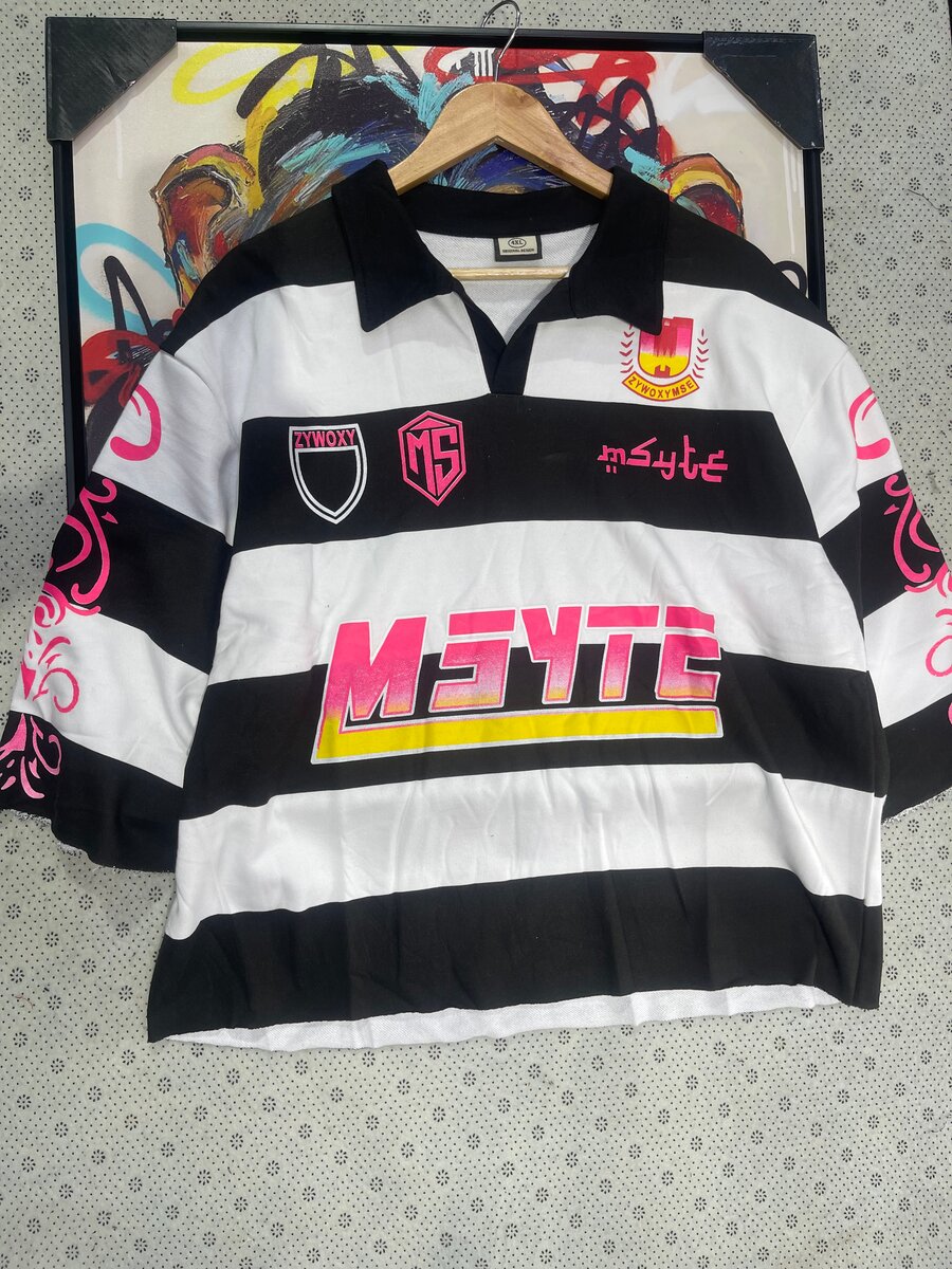 Veste en denim imprimée