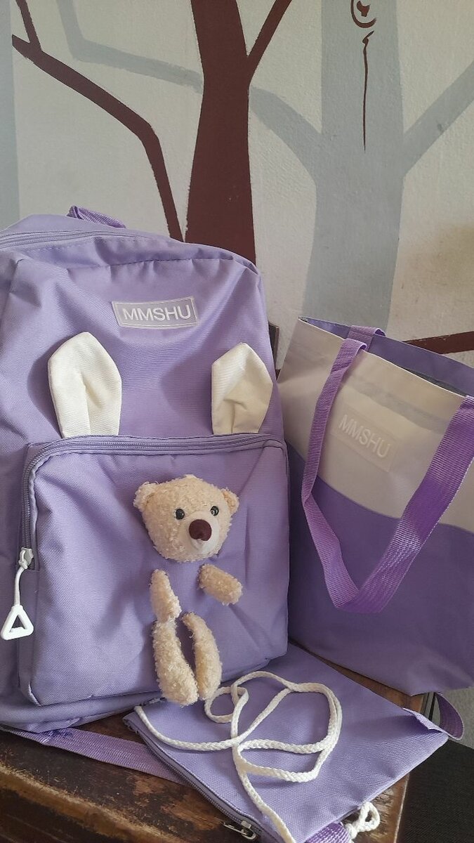 Sac scolaire MMSHU stylé 3en1