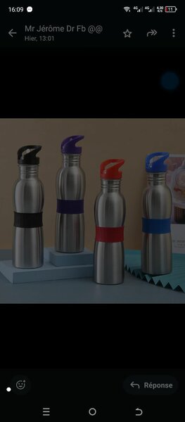 Bouteille Isotherme Inox Durable