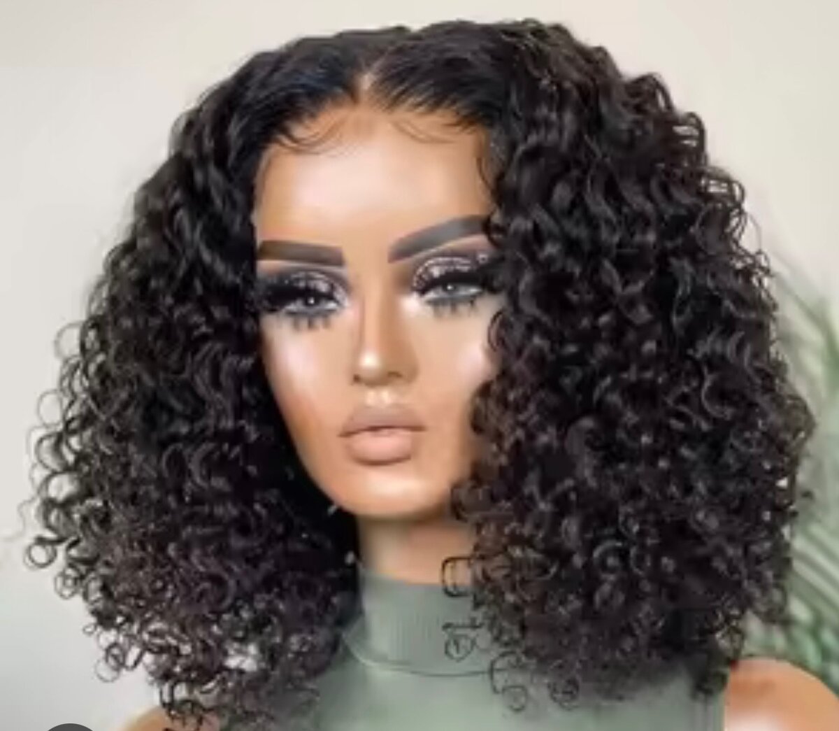 16 inches deep wave wig, have it in 99j color