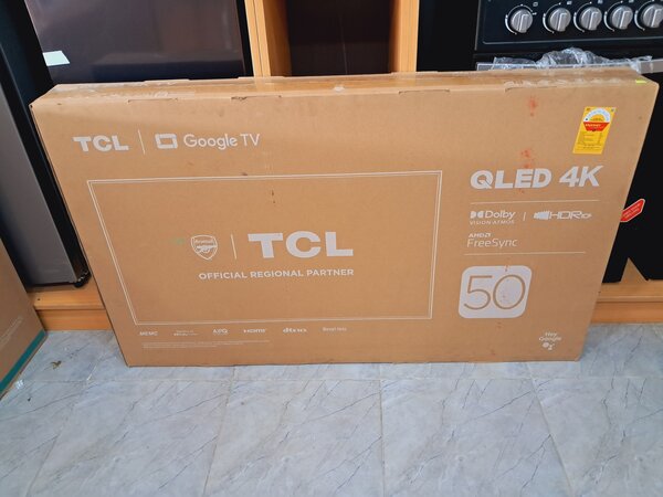New TCL 50 inches QLED 4K SMART TV