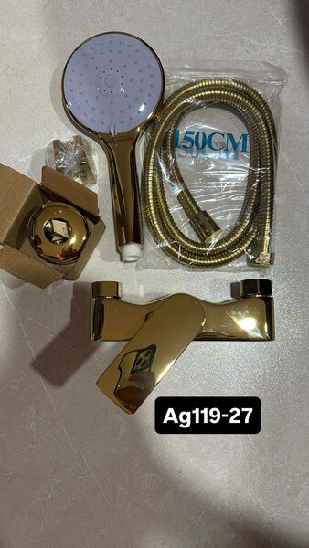 Mitigeur Douche Chromé avec Pommeau et Flexible