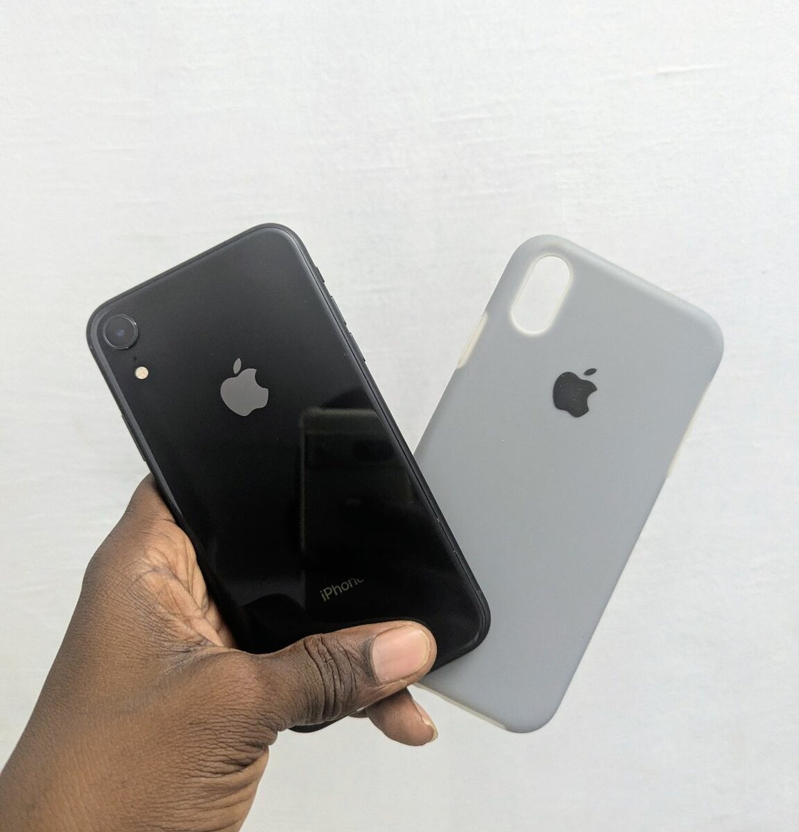 iPhone XR avec coque