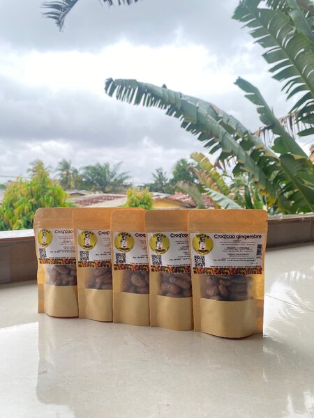Lot de 5 CROQCAO Gingembre 45g