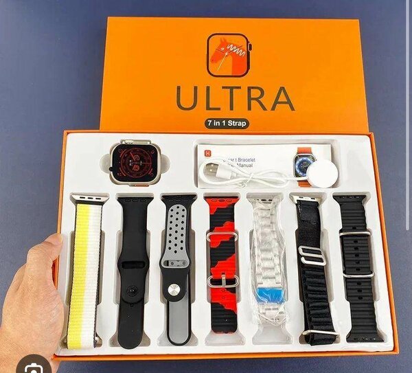 Smart watch with 7 straps