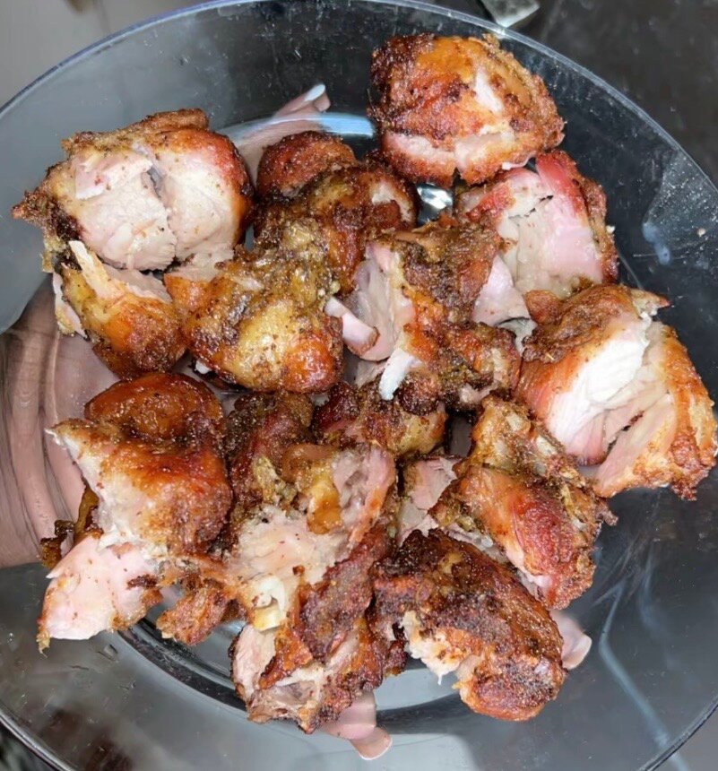 Dindon épicé croustillant