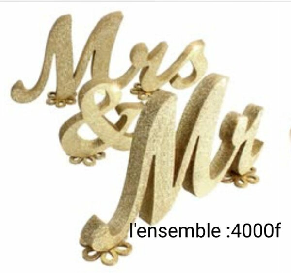 Décoration Mr & Mrs Bois Doré