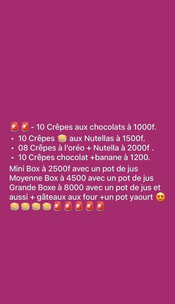 Crêpes Variées Délicieuses