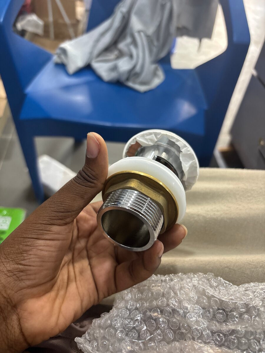 Bonde d'évier en acier inoxydable