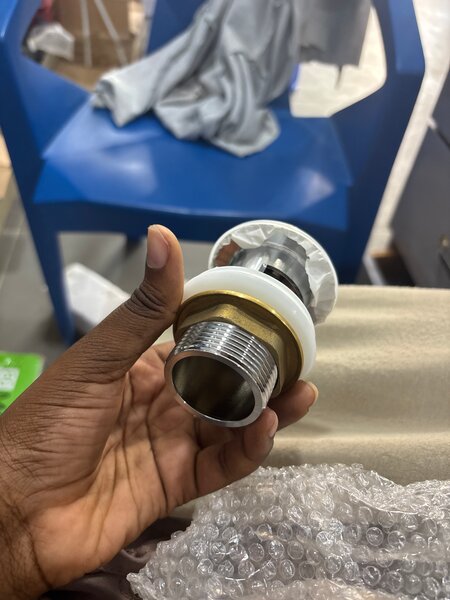 Bonde d'évier en acier inoxydable