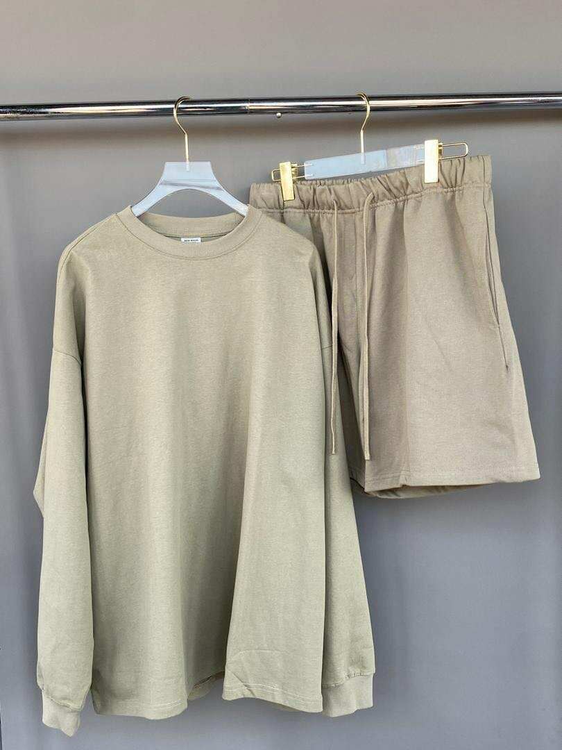 2 piece unisex long sleeve shirt