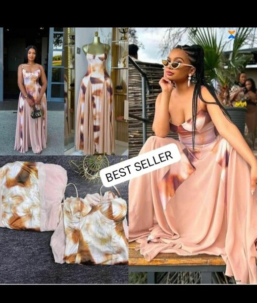 Robe satinée élégante