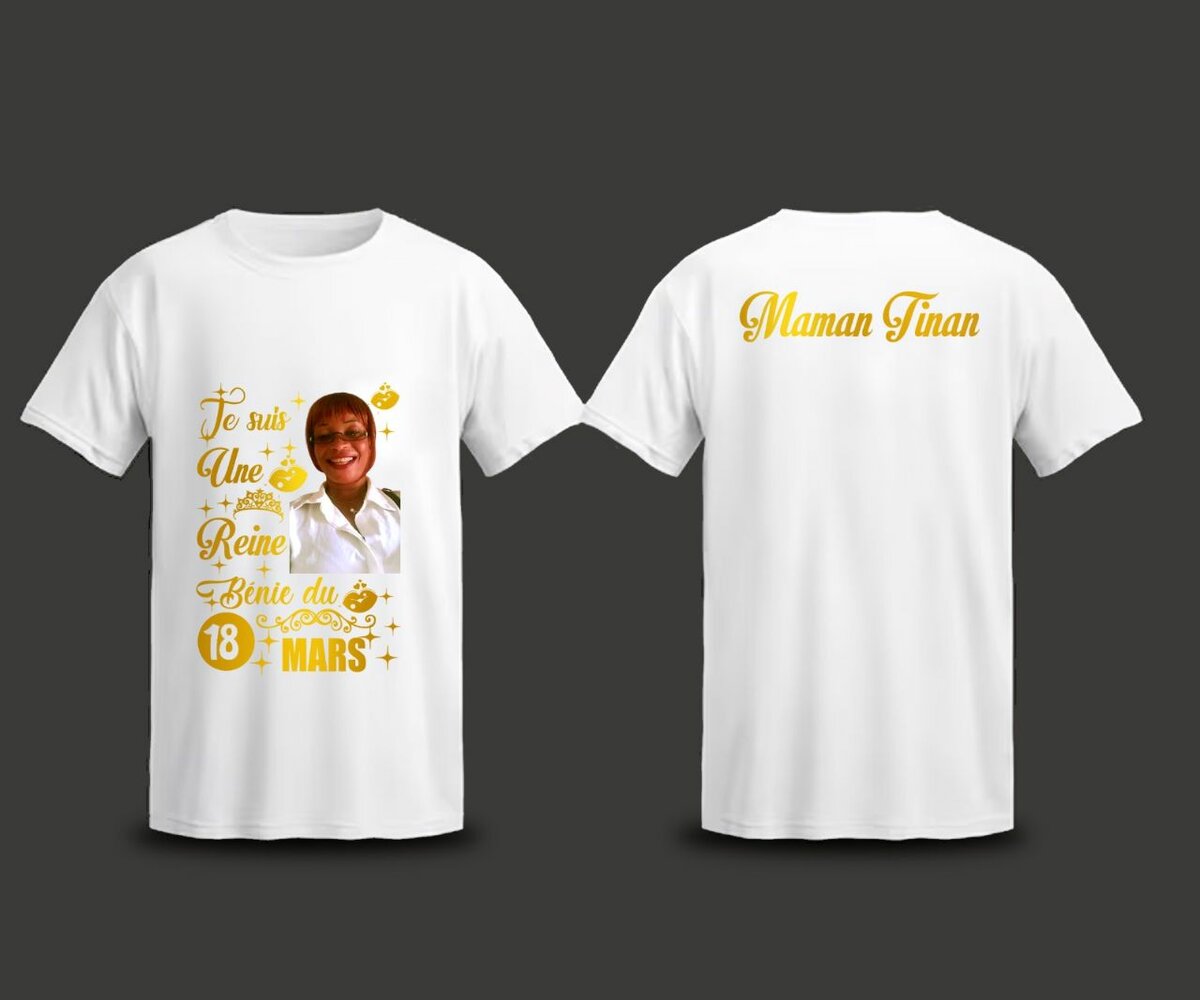 Tee-shirt d'anniversaire