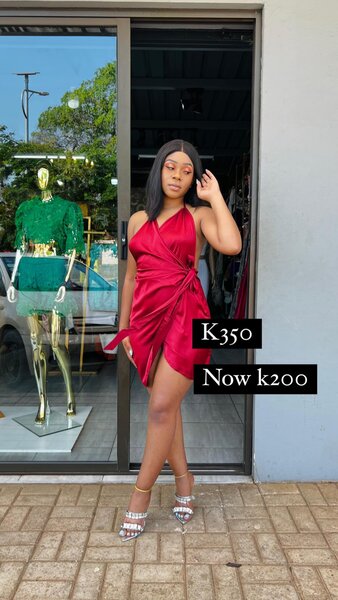 Women's Red Short Dress